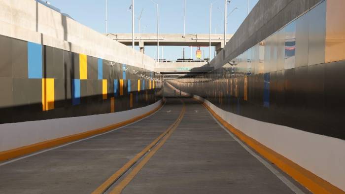 Herrera y Los Santos celebran su nuevo intercambiador