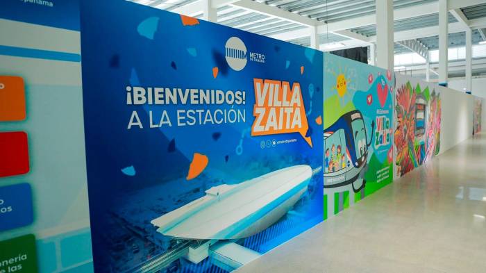 Metro de Panamá inicia operaciones de su estación en Villa Zaita