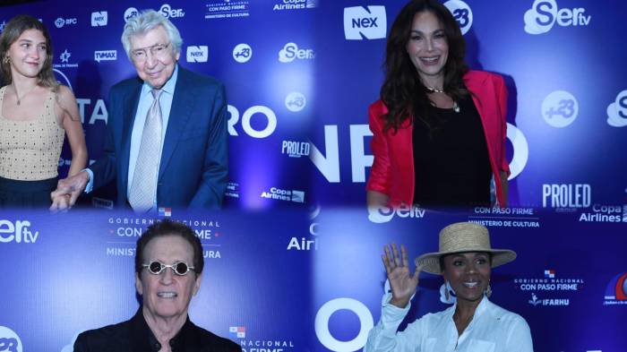 Las panameñas Patricia de León y Miroslava Morales, junto a Emmanuel y el compositor español Manuel Alejandro, fueron algunas de las estrellas que engalanaron la gala de TalénPro 2026.