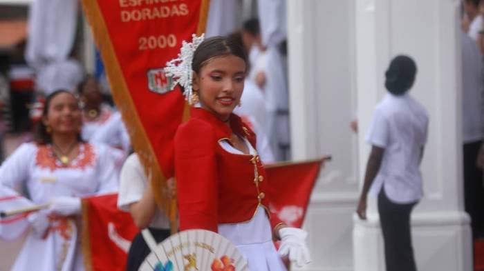 Las delegaciones hicieron gala de su mejor presentación.