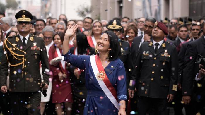 [GALERÍA] Inicia la era Keiko Fujomori en el Perú