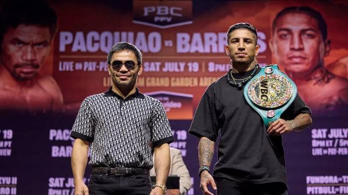 Manny Pacquiao y Mario Barrios se vieron las caras por segunda vez este martes 3 de junio en Los Ángeles.