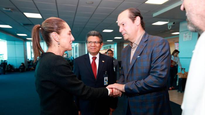 Canciller Javier Martínez- Acha se reunió con la presidenta de México Claudia Sheinbaum