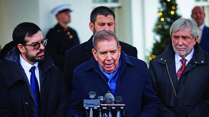 Edmundo González Urrutia en Washington.