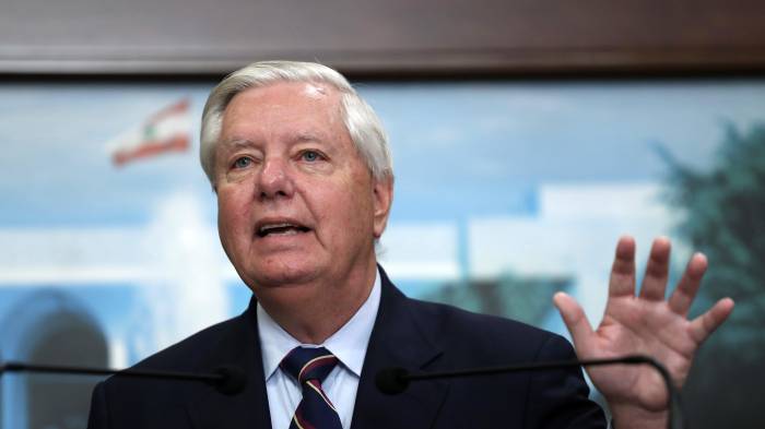 El senador estadounidense Lindsey Graham.