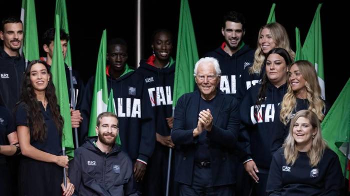 Además, se involucró personalmente en el diseño de la indumentaria deportiva de todos los atletas italianos que participan en los Juegos Olímpicos y Paralímpicos desde Londres 2012.
