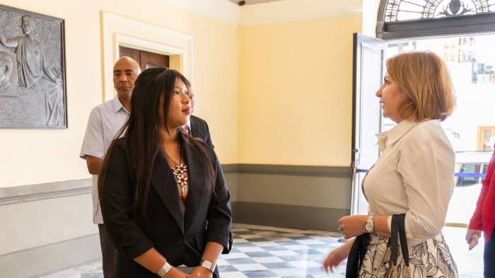 Madelyne Isarama es de la comunidad de Puerto Indio en Emberá Wounaan.