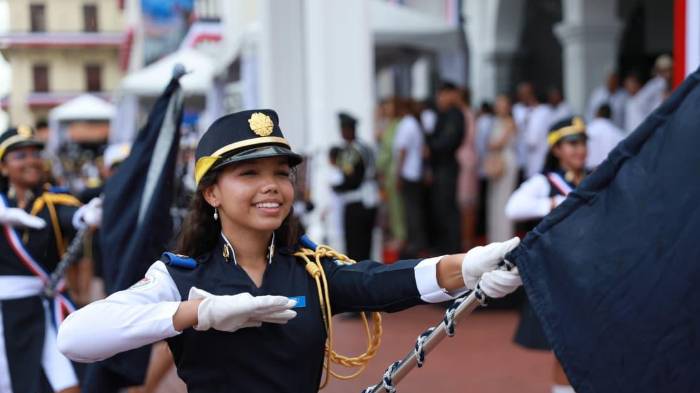 Cada delegación mostró su compromiso con el país.