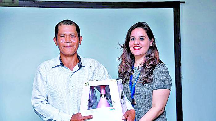 Will Mariano tomó el curso de confección de cursos masculinos del INADEH.