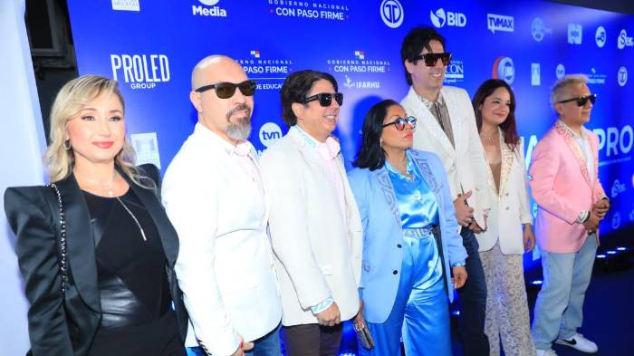 Los Rabanes desfilaron por la alfombra azul de Talénpro 2025.