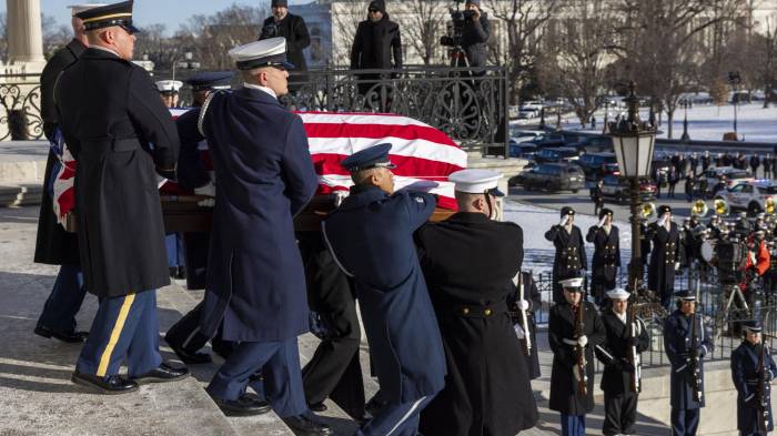 EEUU se despide del expresidente Jimmy Carter con un funeral de Estado