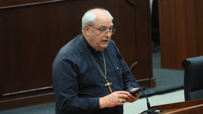 El cardenal José Luis Lacunza.