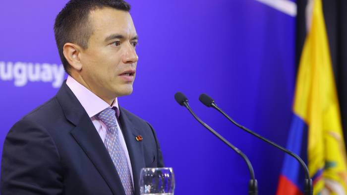Foto de archivo del presidente de Ecuador, Daniel Noboa.
