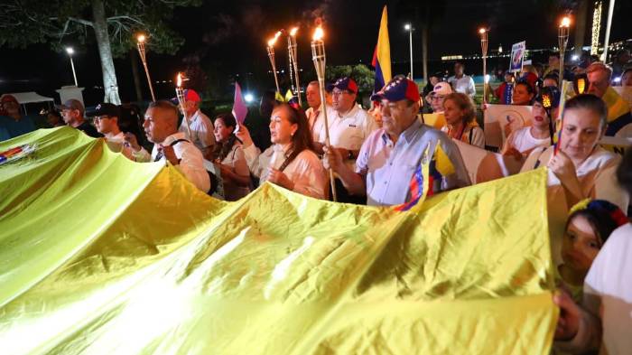 Cerca de 24 países, con la excepción de Venezuela, se unieron a la causa.