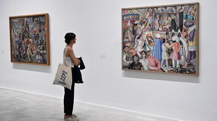 FOTODELDÍA MADRID, 07/10/2025.- El Museo Reina Sofía presenta este martes la exposición 'Maruja Mallo: Máscara y compás'.