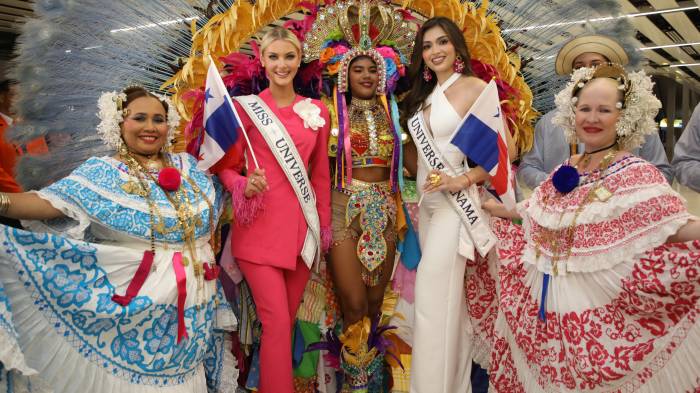 Recibimiento de Victoria Kjaer en la Terminal 2 del Aeropuerto de Tocumen fue con sabor panameño.