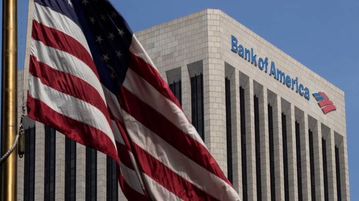 Edificio de Bank of America en Los Ángeles (EE.UU.).