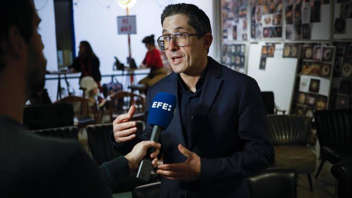 Joxe Mari Aizega, director general de Basque Culinary Center, participa este martes en la presentación del libro 'Fermentos: La gastronomía de los microorganismos y las enzimas'.