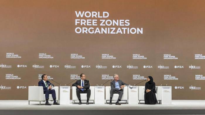 Fotografía sin fecha específica, cedida por la Organización Mundial de Zonas Francas (World FZO), que muestra a personas participando en una sesión anterior del congreso World FZO.