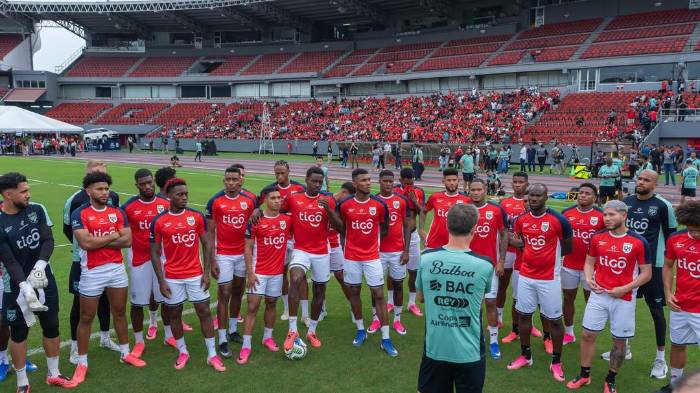 Preparación previa al amistoso contra República Dominicana