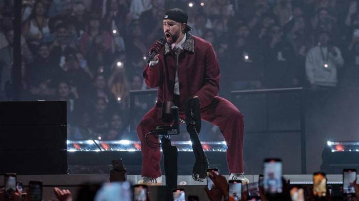 El artista puertorriqueño Bad Bunny, durante un concierto en Nueva York, en una foto de archivo. EFE/ Angel Colmenares