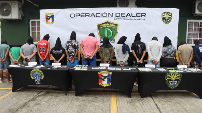 Las diligencias se realizaron en tres zonas.