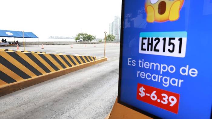 La sanción por circular sin saldo en el dispositivo Panapass es de 10 dólares.