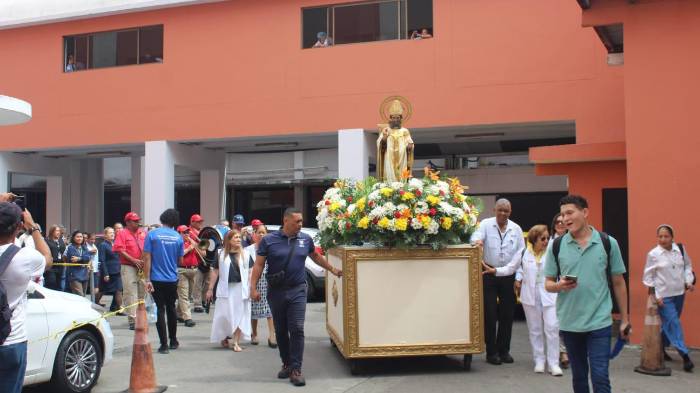 La procesión en honor a Santo Tomás de Villanueva.