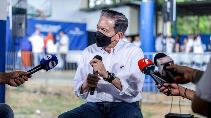 Cortizo se trasladó a Houston en compañía de la primera dama