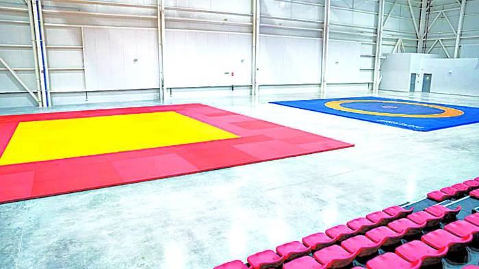 El edificio polideportivo del CAR, cuenta con un centro especializado en gimnasia y combate.