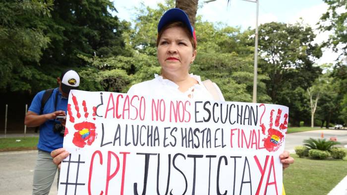 Chamos en Panamá se suman a protesta mundial para que la Corte Penal ‘actúe ya’