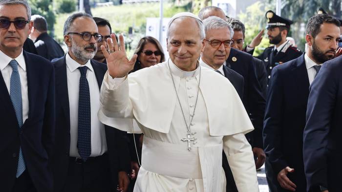 El papa León XIV.