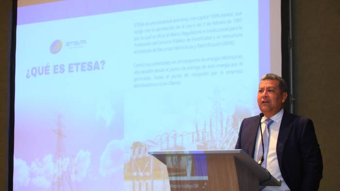 Ingeniero Roy Morales, gerente general de Etesa.
