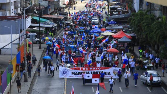 Gran apoyo reflejó la marcha en la capital.