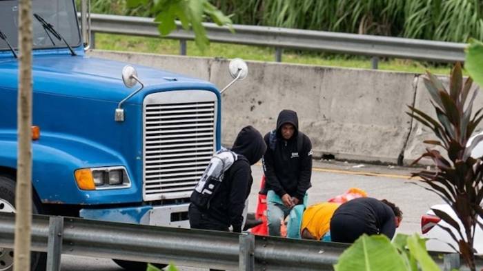 La Policía Nacional dijo que no hay capturados por el momento