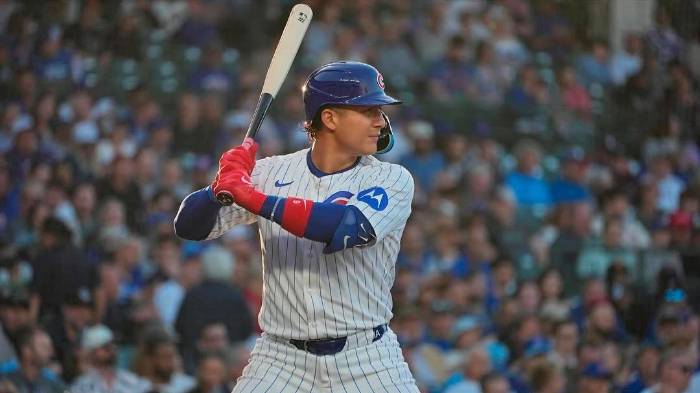 Miguel Amaya de los Cachorros de Chicago.