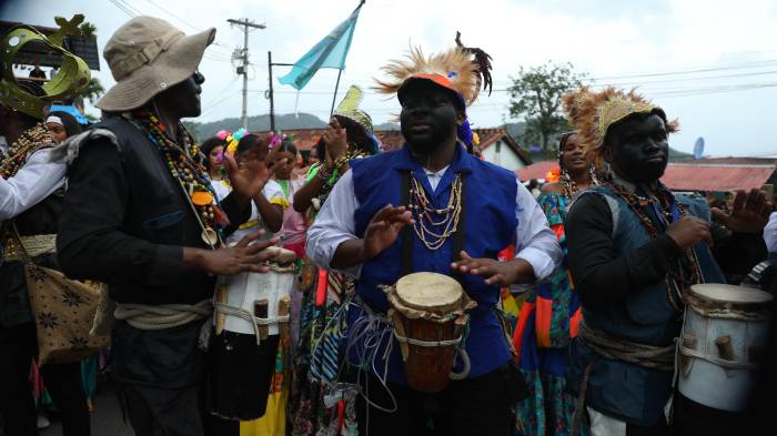 Ciudad Panamá 2 de Mayo del 2026 -Séptimo festival de la pollera congo en la provincia de Colón. donde participaron 39 delegaciónes La Estrella Luis García