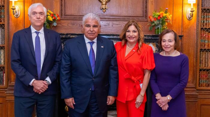 Presidente Mulino en el foro de Panamá en el Consejo de la Américas.