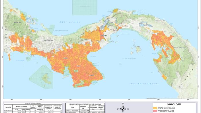 Mapa de levantamiento catastral al mes de junio 2025.