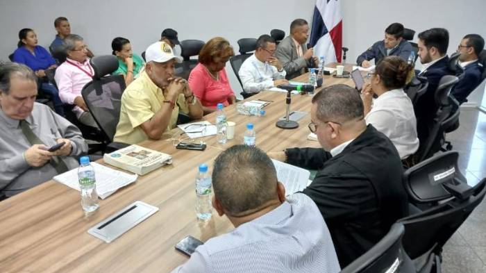 La Comisión de Educación sostuvo una reunión con algunos gremios magisteriales del país.