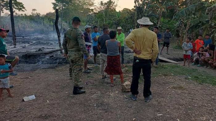 Los residentes de la comarca guna de Madungandi mostraron su preocupación por lo sucedido.