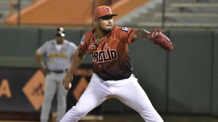Jaime Barría volverá a defender los colores de los Toros del Este en la LIDOM, tras su positiva actuación en la campaña pasada.
