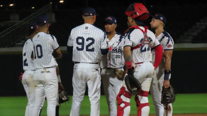 El pitcheo solo permitió un hit en el partido.