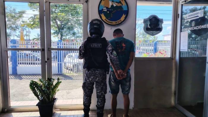 Fue aprehendido en el sector de San Antonio, La Chorrera.