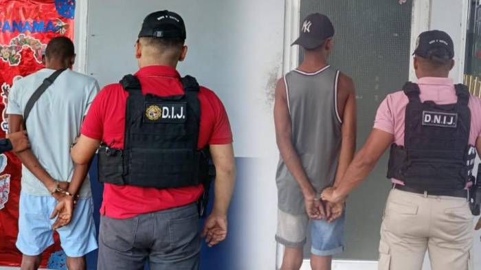 Operativos policiales en San Miguelito donde se realizaron las aprehensiones.