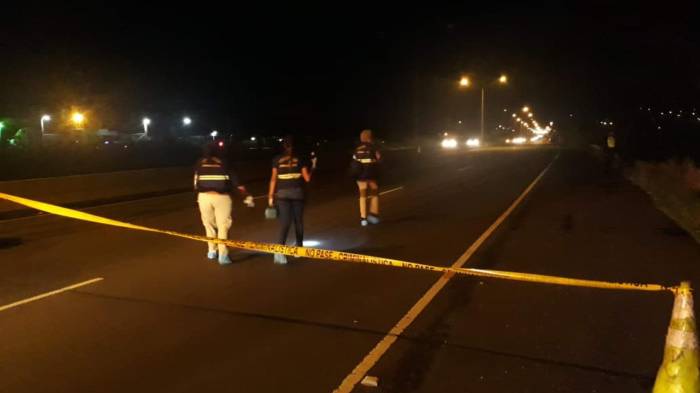 Tránsito y Ministerio Público investigan accidente con víctima fatal en El Espavé