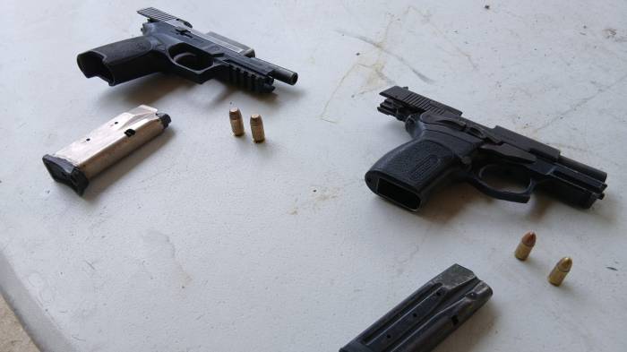 Las armas serán analizadas para determinar su vinculación con los hechos.