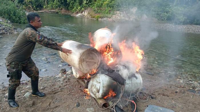 Minería ilegal: capturan a 8 colombianos en Guna Yala [VIDEO]