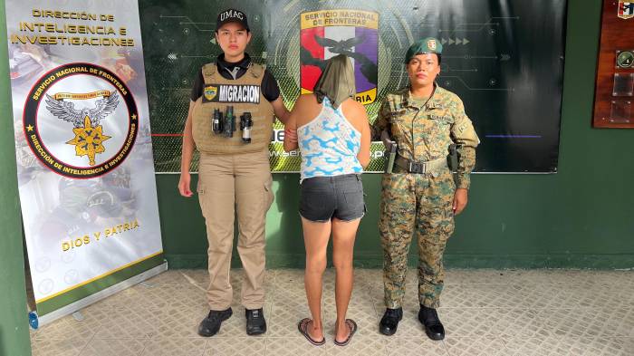 La extranjera fue localizada en el sector de Progreso y puesta a disposición de Costa Rica.