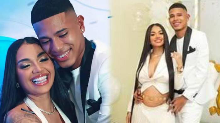 Anyuri y su pareja Michael Angelo celebraron por todo lo alto la llegada de su primer bebé.